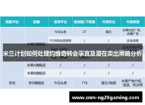 米兰计划如何处理约维奇转会事宜及潜在卖出策略分析